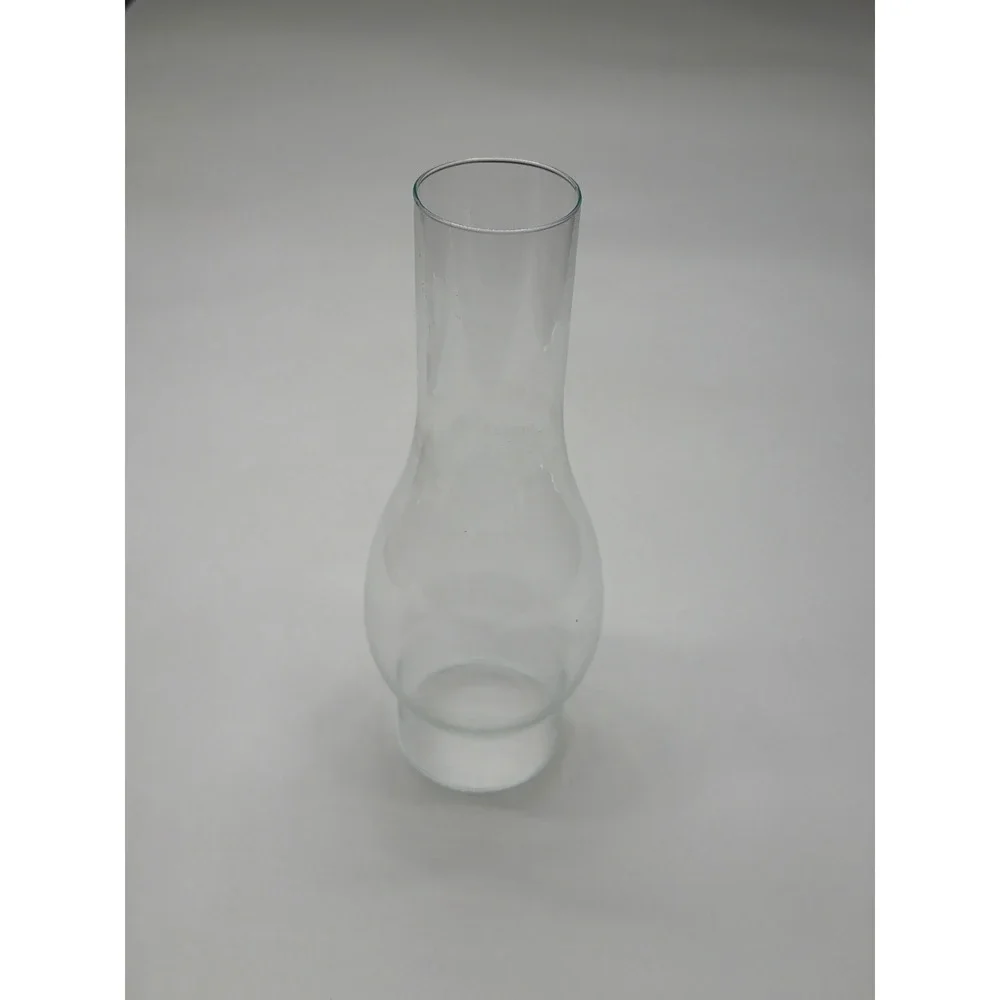 Glass Hurricane Lamp Shade Chimney Replacement Clear Curved‎ Top